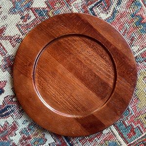 ✨ Pottery Barn Wood Charger Serving Tray ✨ Cheese Plate Party Platter ✨